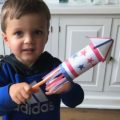 How to Make a Toilet Paper Roll Rocket Craft/ July 4th Craft/ DIY Crafts by EconoCrafts