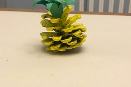How to Make a Pineapple Pinecone Craft w Video - DIY Crafts by EconoCrafts