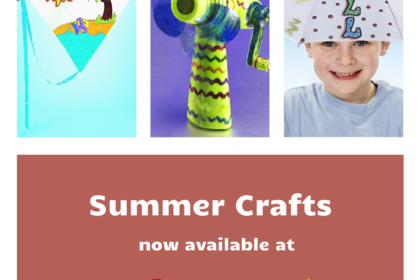 Over 29 Summer Crafts (Kites, Frisbees, Hats, Visors, and More) by EconoCrafts